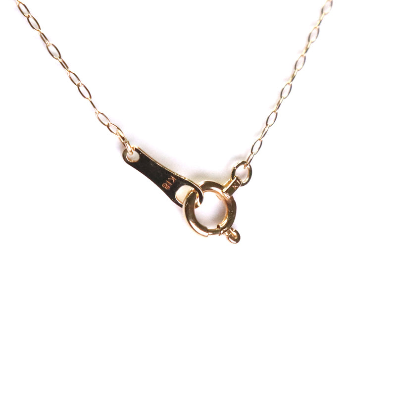 ORIGINAL JEWELRY<br>【オリジナルジュエリー】<br>K18YG/D0.13ct<br>ティアドロップ<br>ダイヤモンドネックレス<br>【NEW】