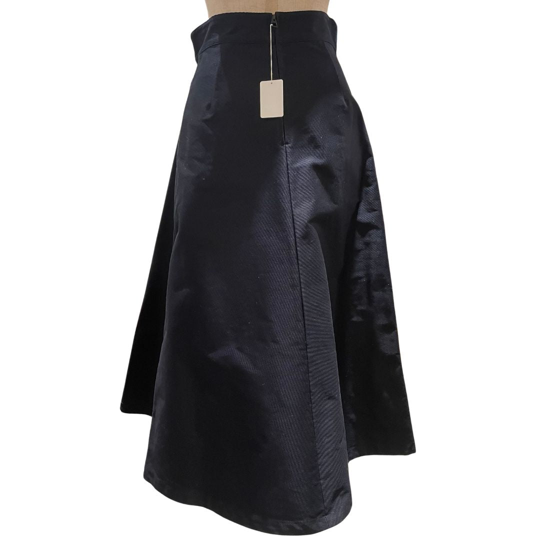 ロングスカート<br>ネイビー<br>211J74A3218<br>【未使用品】