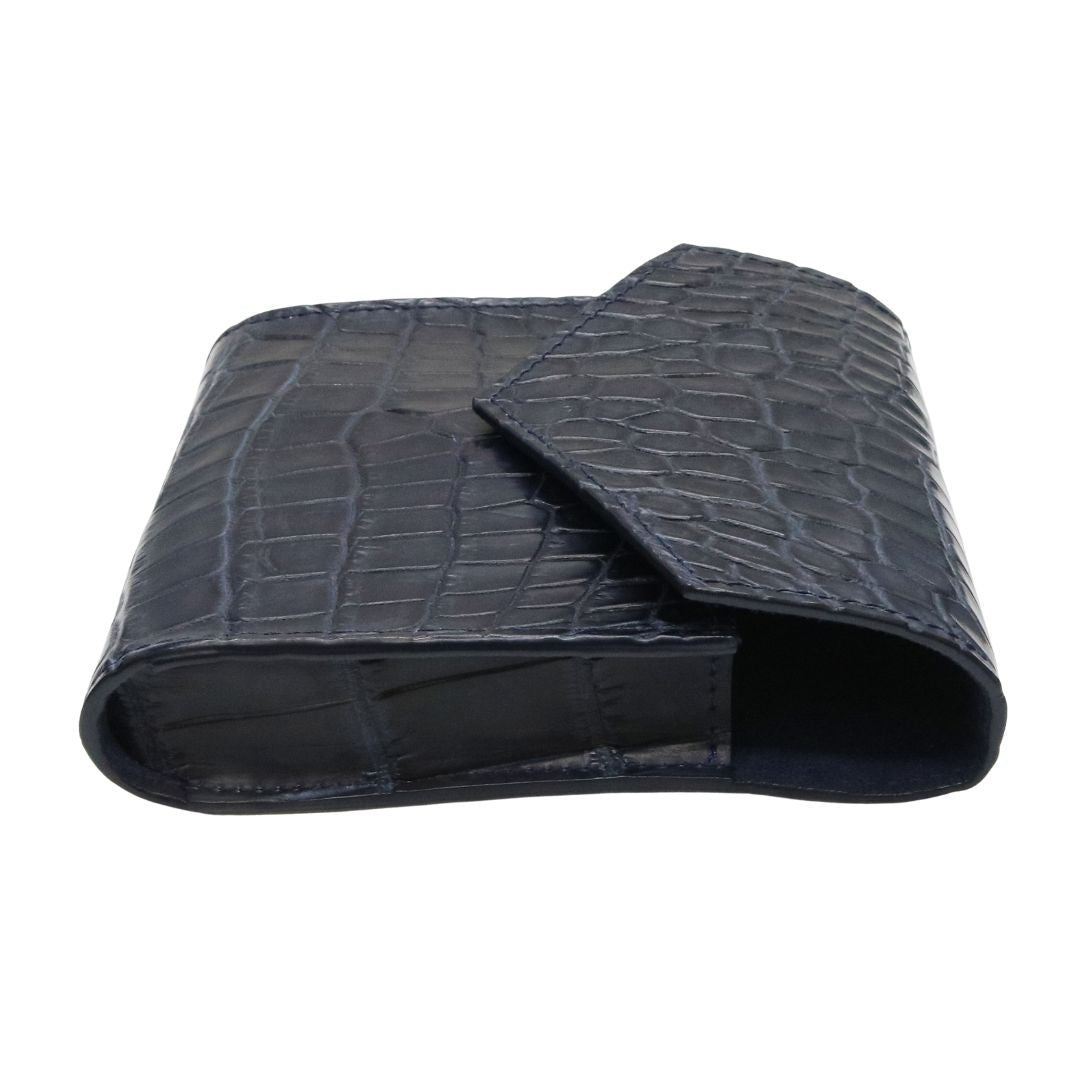 オリジナル<br>クロコダイル IQOSケース<BR>ネイビー<BR>【NEW】