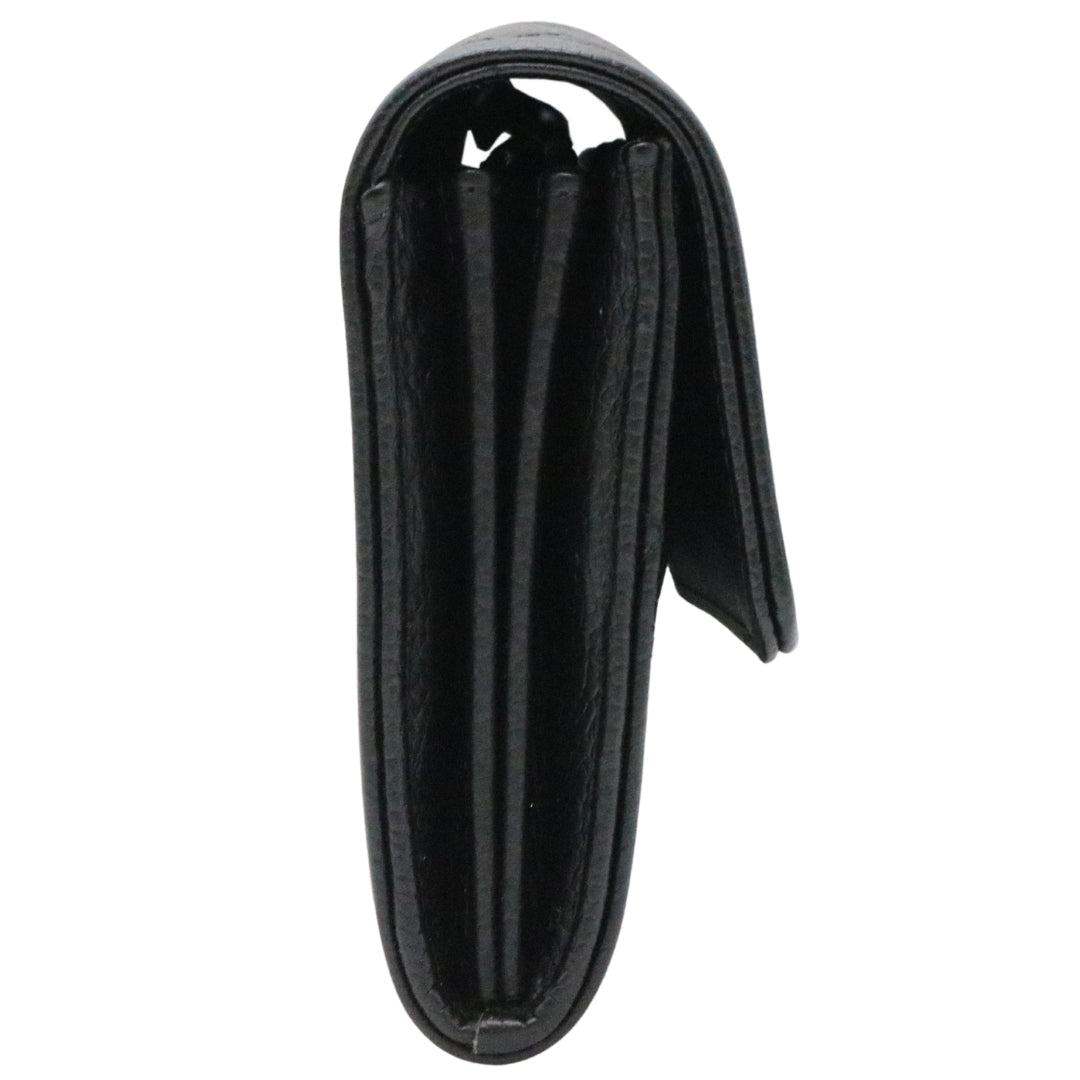 ボーイシャネル ロング<br>フラップ ウォレット<br>キャビアスキン<br>ブラック/ゴールド金具<br>【USED】