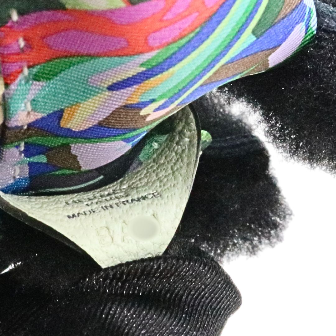 バディ チャーム アロハ<br>アニョーミロ/ムートン/シルク<br>ブラック×ヴェールフィズ×クレ<br>【NEW】