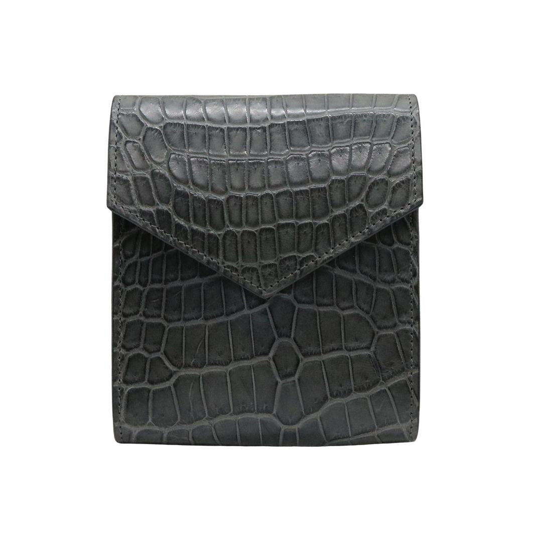 オリジナル<BR>クロコダイル IQOSケース<BR>グレー<BR>【NEW】