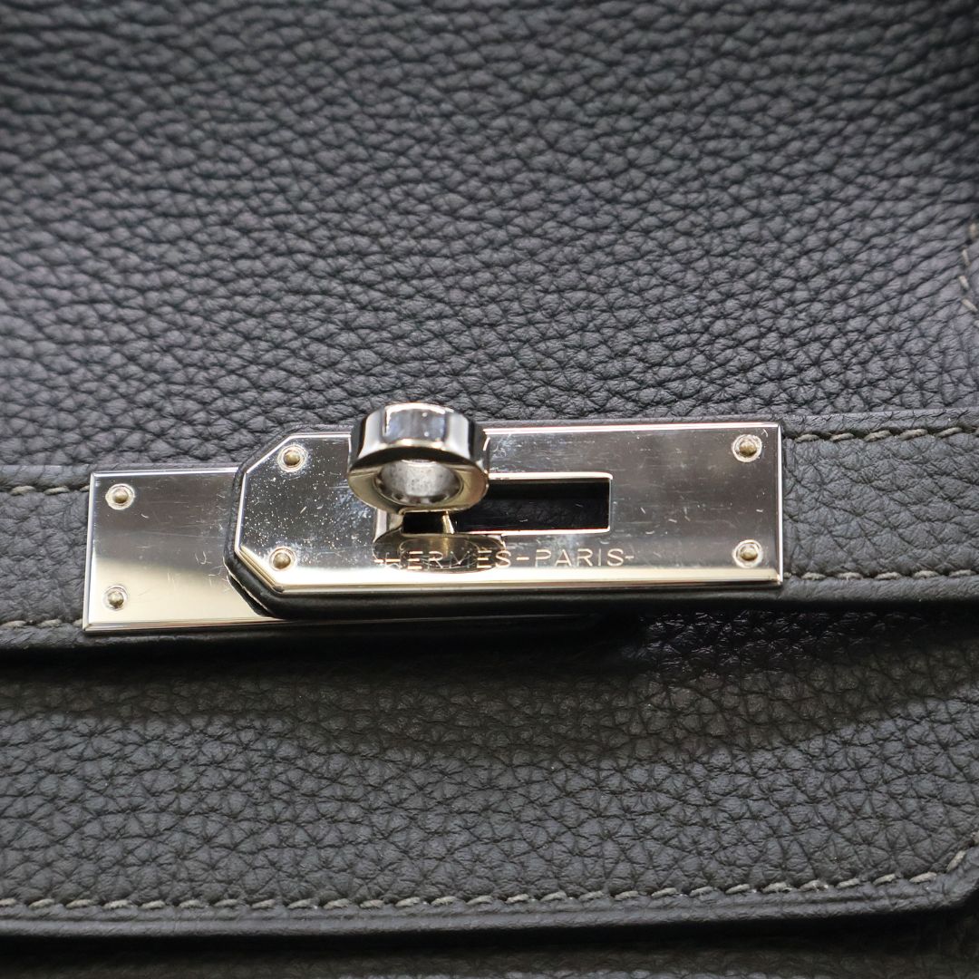 バーキン40<br>トゴ<br>グレー系/シルバー金具<br>【USED】