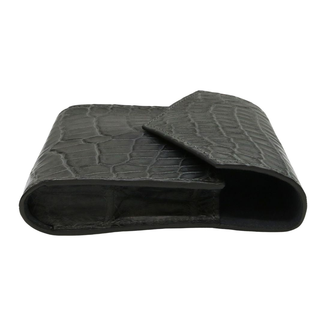 オリジナル<BR>クロコダイル IQOSケース<BR>グレー<BR>【NEW】