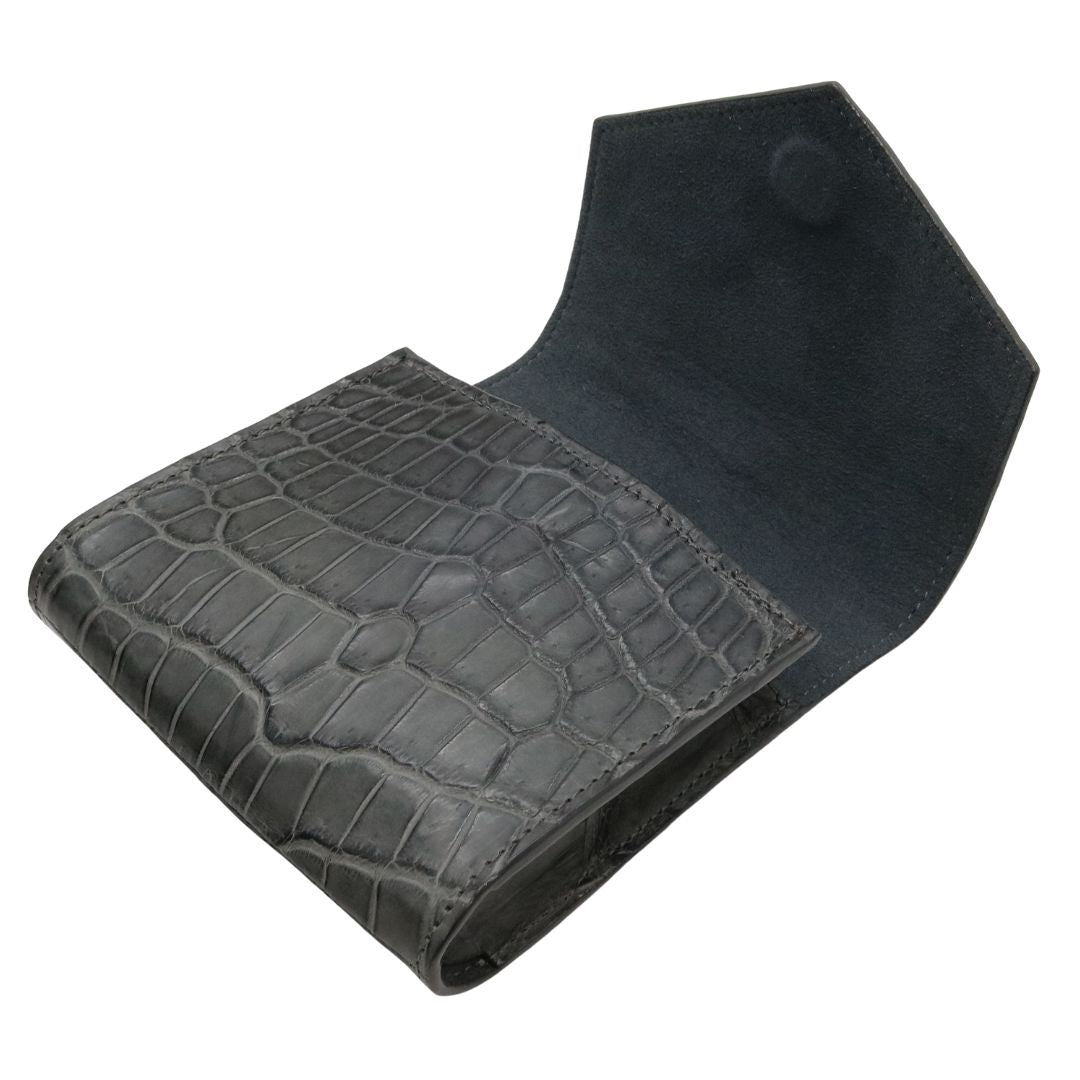 オリジナル<BR>クロコダイル IQOSケース<BR>グレー<BR>【NEW】