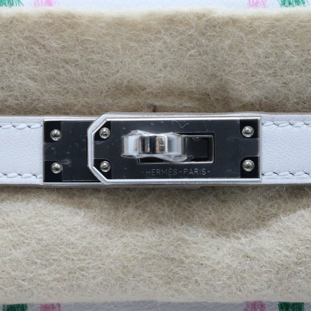 ケリー 25 内縫い<br>タータンライト<br>スイフト<br>ニューグリスパール/ヴェールモワイヤン/ローズバブルガム<br>シルバー金具<br>【NEW】