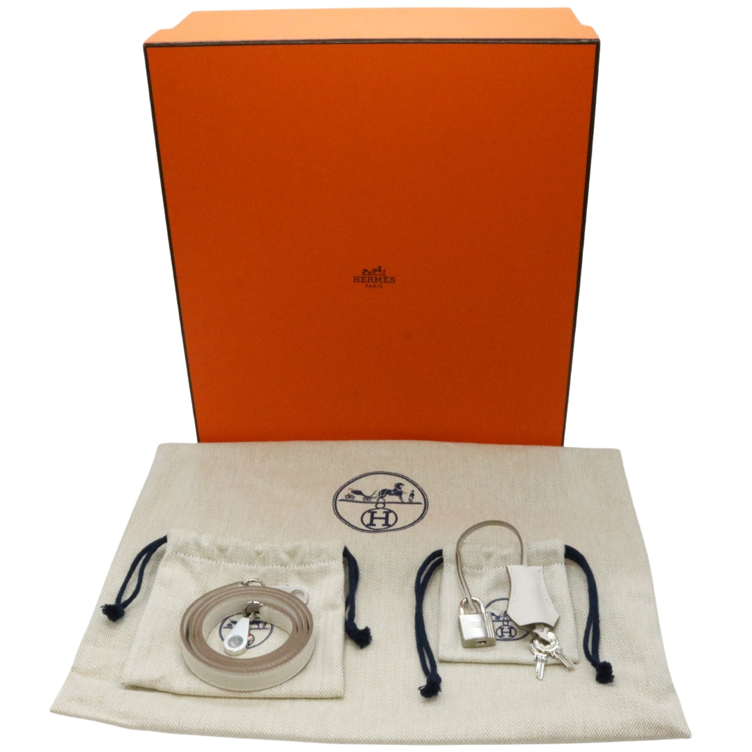 ケリー 25 内縫い<br>タータンライト<br>スイフト<br>ニューグリスパール/ヴェールモワイヤン/ローズバブルガム<br>シルバー金具<br>【NEW】