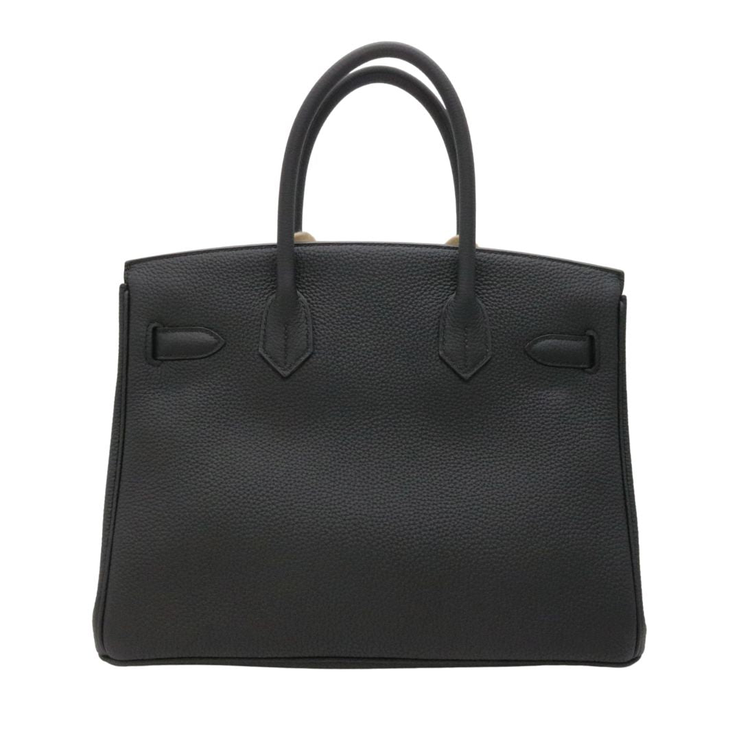 バーキン 30<br>トゴ<br>ブラック/シルバー金具<br>【USED】