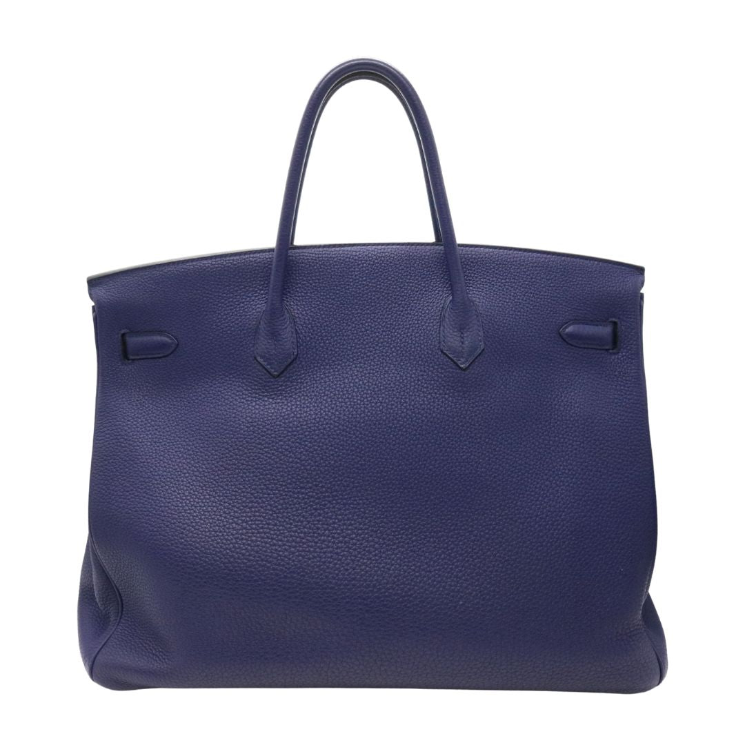 バーキン 40<br>トゴ<br>ブルーアンクル/シルバー金具<br>【USED】