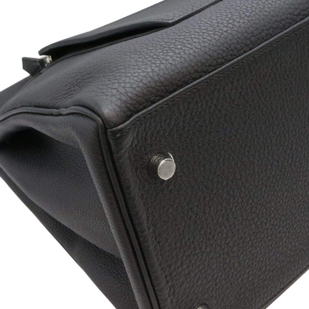 HERMES【エルメス】ケリー42 マキシ トゴ ブラック/シルバー金具 【USED】