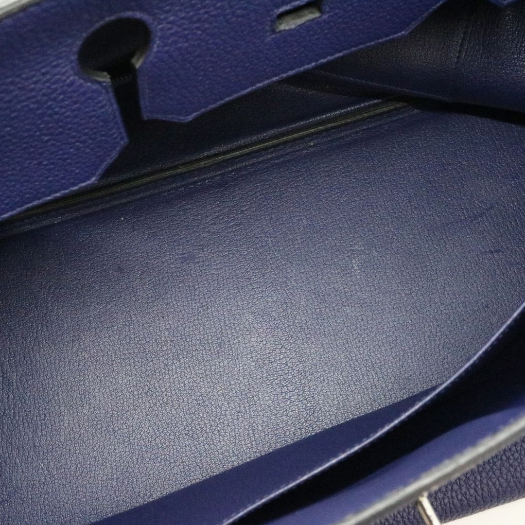 バーキン 40<br>トゴ<br>ブルーアンクル/シルバー金具<br>【USED】