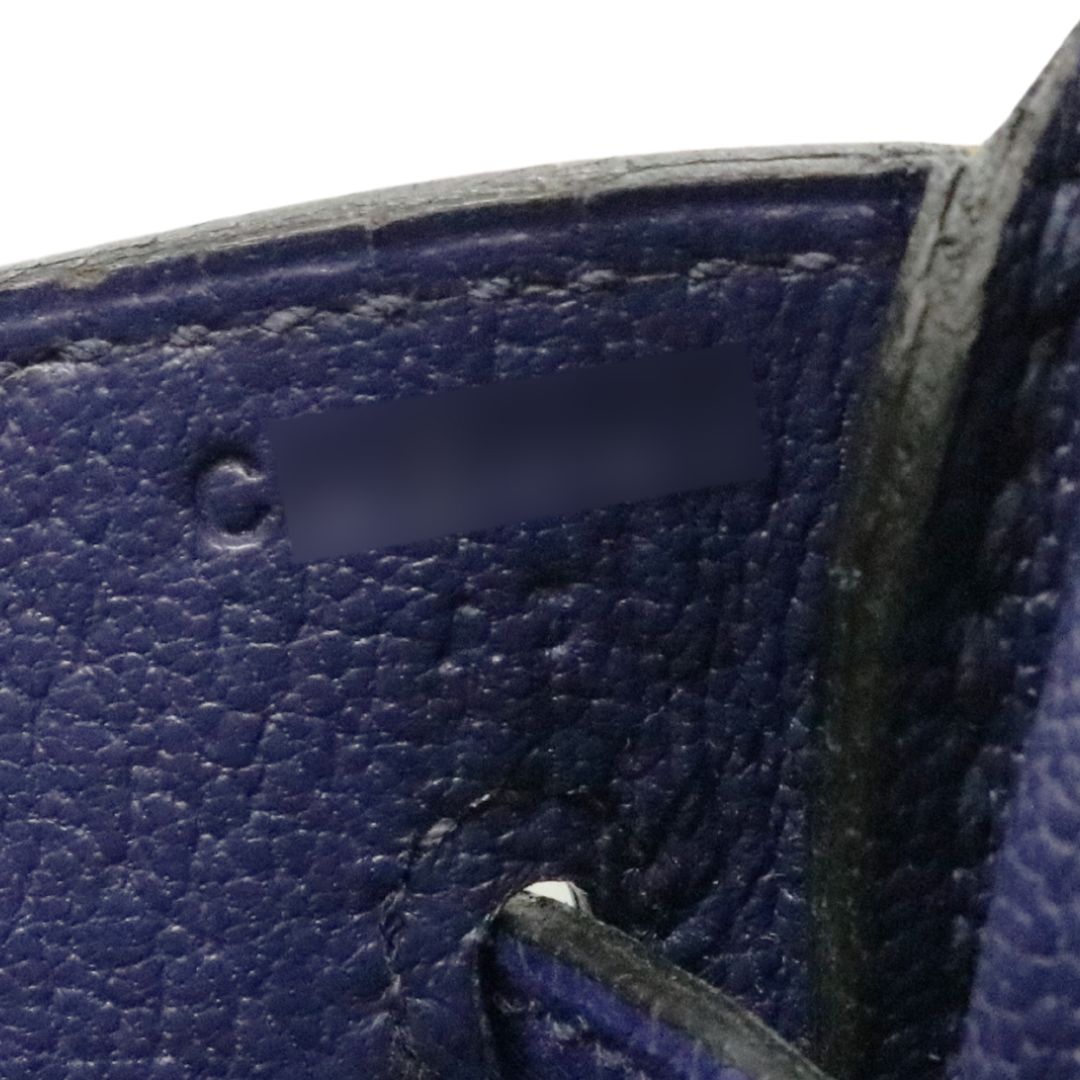 バーキン 40<br>トゴ<br>ブルーアンクル/シルバー金具<br>【USED】