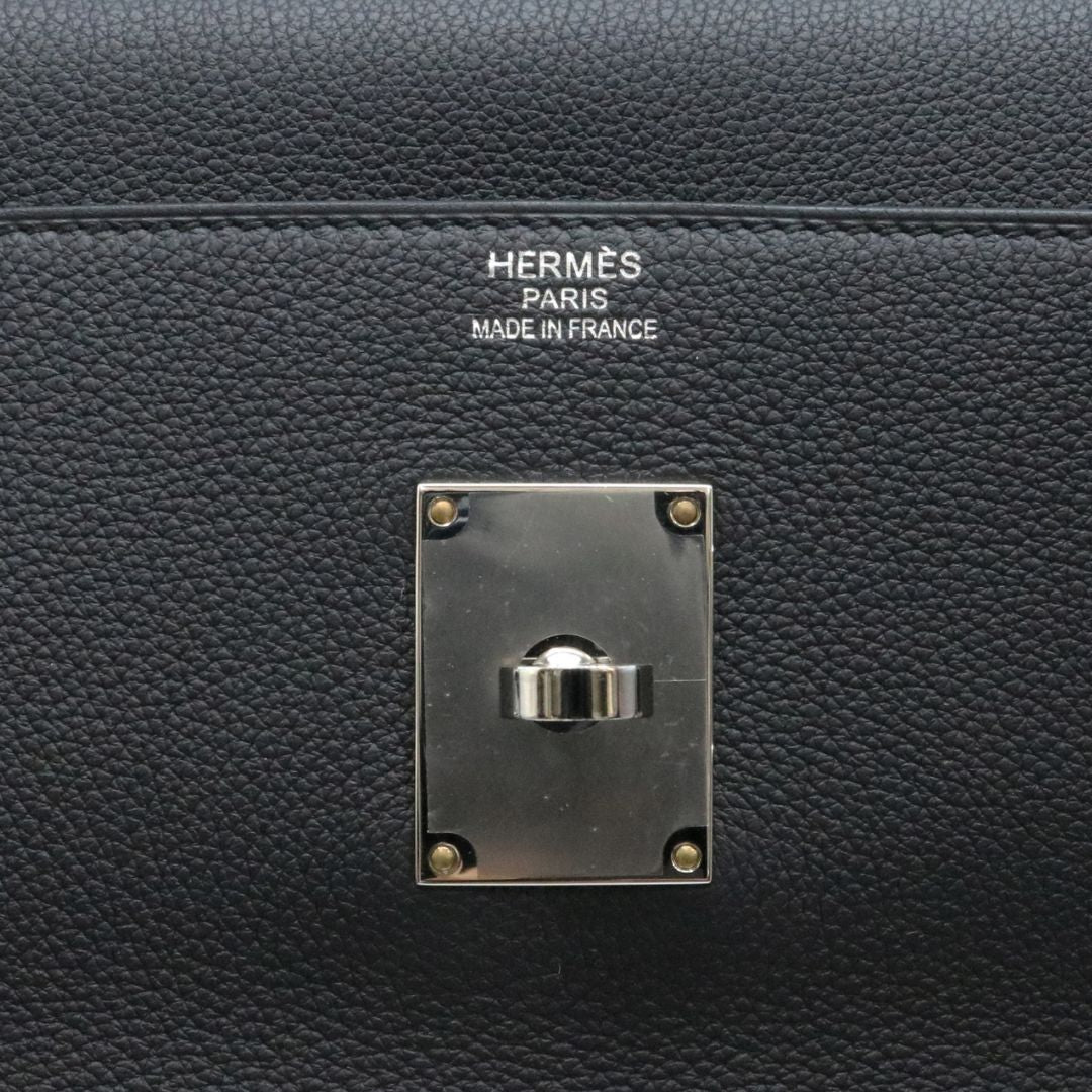 HERMES【エルメス】ケリー42 マキシ トゴ ブラック/シルバー金具 【USED】