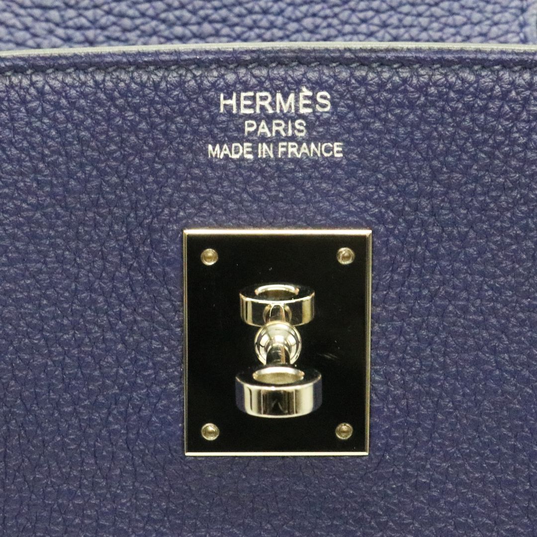 バーキン 40<br>トゴ<br>ブルーアンクル/シルバー金具<br>【USED】