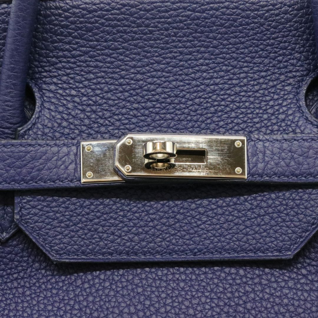 バーキン 40<br>トゴ<br>ブルーアンクル/シルバー金具<br>【USED】