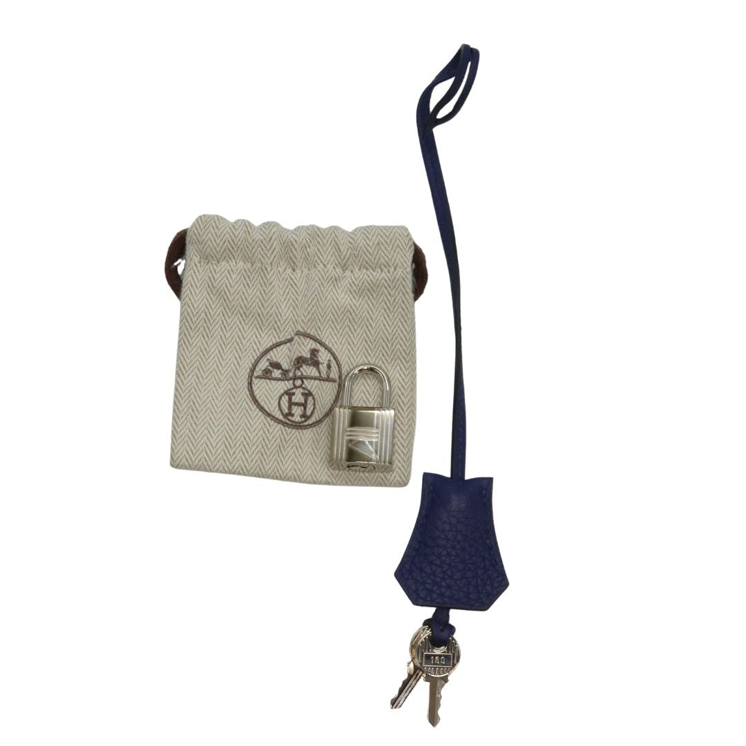 バーキン 40<br>トゴ<br>ブルーアンクル/シルバー金具<br>【USED】