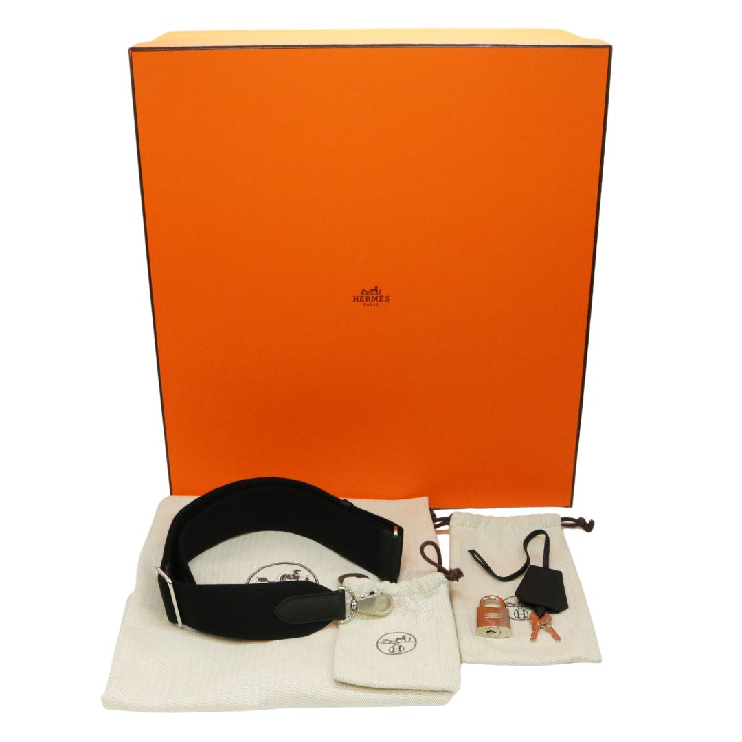 HERMES【エルメス】ケリー42 マキシ トゴ ブラック/シルバー金具 【USED】