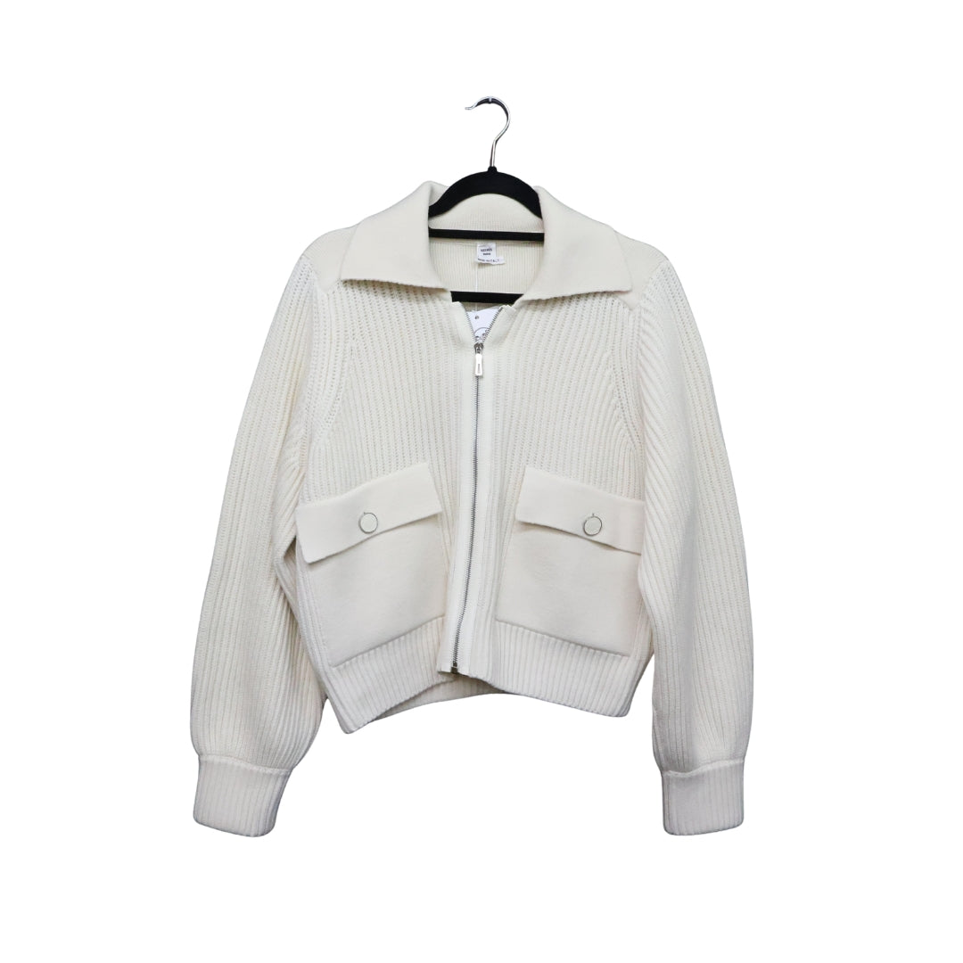 ロングスリーブジャケット<br>ヴァージン・ウール/毛100％<br>ブラン・ナチュレル<br>6H2223D3A338<br>【未使用品】