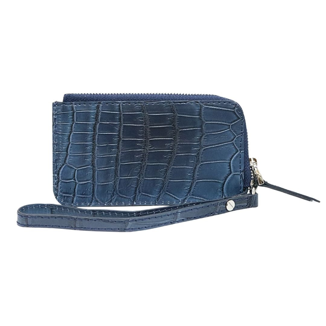 オリジナル<br>カードケース<br>ネイビー/シルバー金具<br>【NEW】