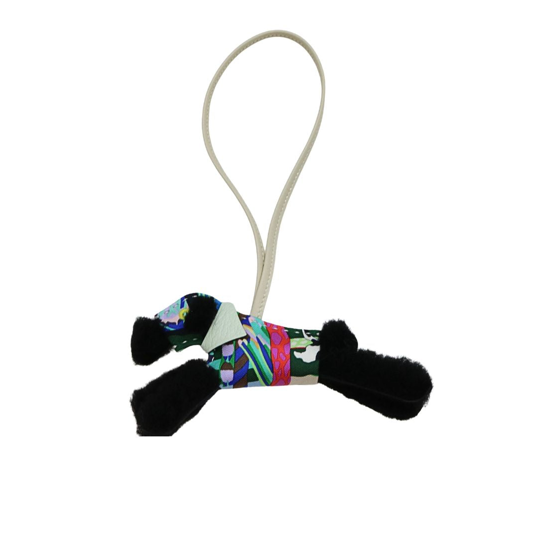 バディ チャーム アロハ<br>アニョーミロ/ムートン/シルク<br>ブラック×ヴェールフィズ×クレ<br>【NEW】