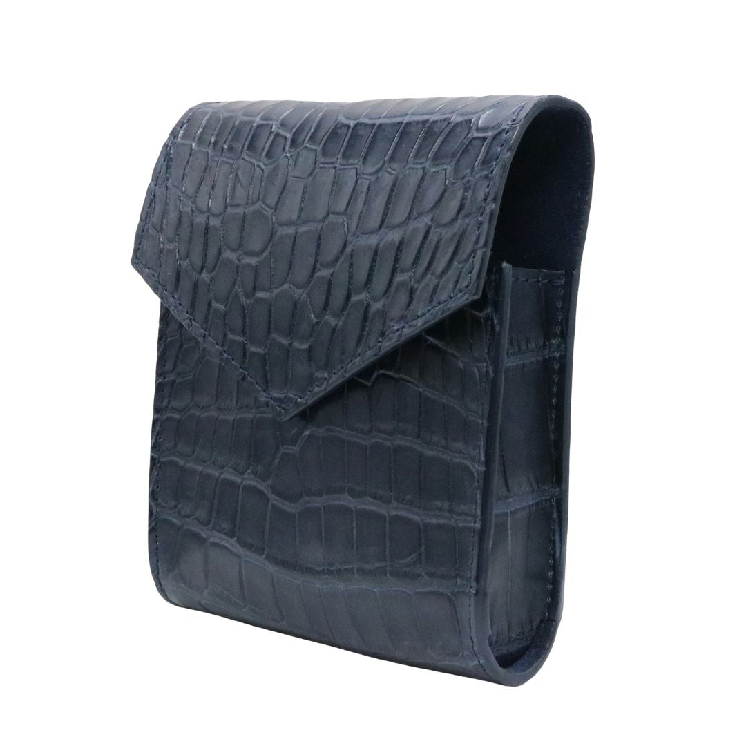 オリジナル<br>クロコダイル IQOSケース<BR>ネイビー<BR>【NEW】