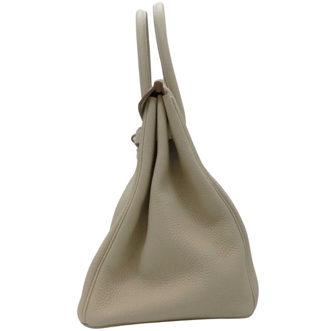 バーキン 35<br>トリヨンクレマンス<br>べトン/シルバー金具<br>【USED】