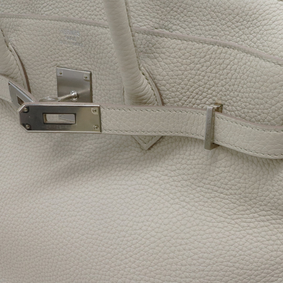 バーキン 35<br>トリヨンクレマンス<br>べトン/シルバー金具<br>【USED】