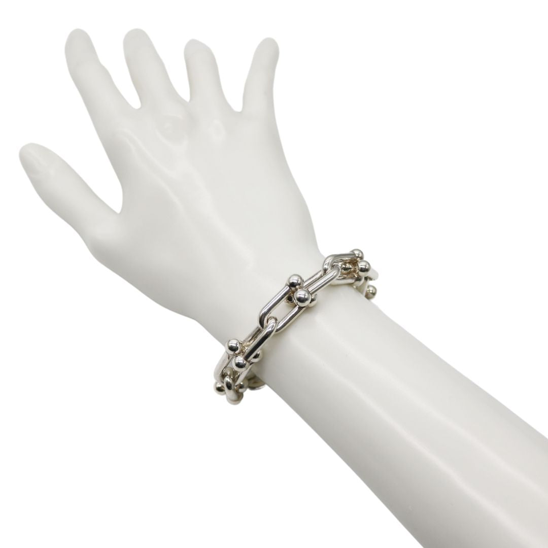 Tiffany&Co.【ティファニー】<br>ハードウェア<br>ラージ リンク ブレスレット<br>シルバー925<br>60153091<br>【USED】