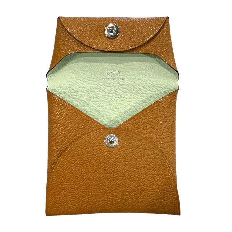 HERMES　エルメス ヴォーエプソン バスティア ヴェルソ ゴールド×ヴェールフィズ/SV金具【NEW】