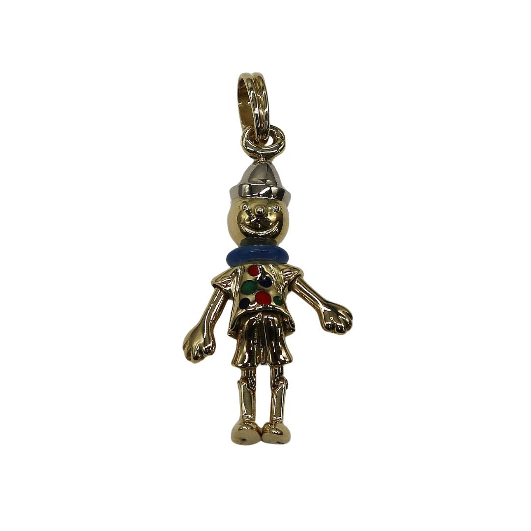 K18YG<br>ピノキオ ペンダントトップ<br>【未使用品】