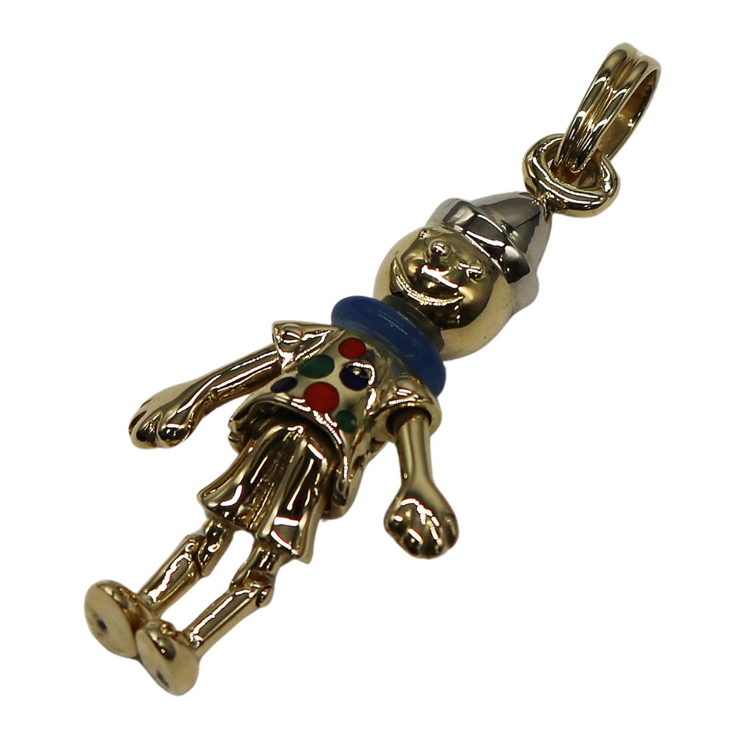 K18YG<br>ピノキオ ペンダントトップ<br>【未使用品】