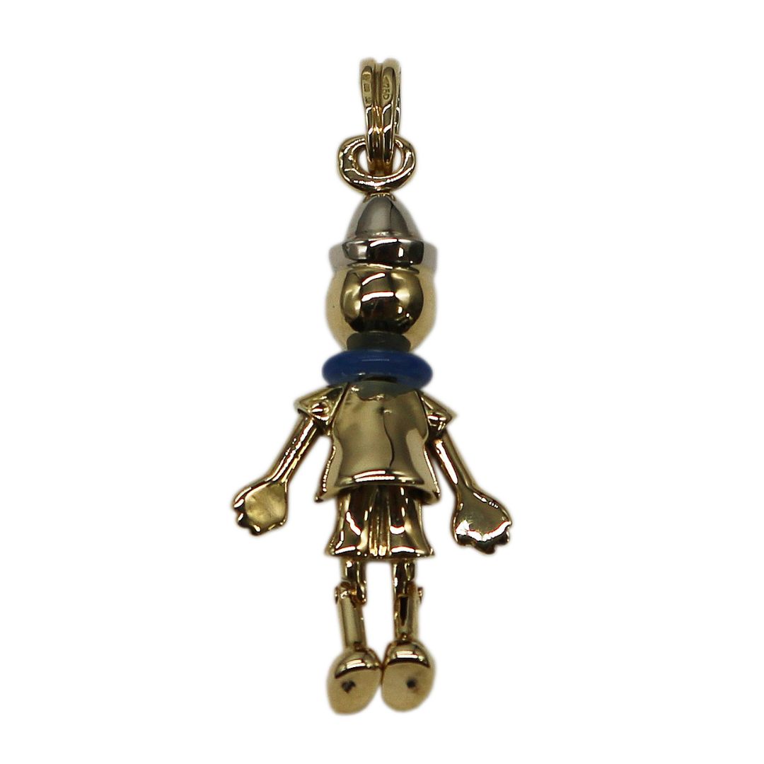 K18YG<br>ピノキオ ペンダントトップ<br>【未使用品】