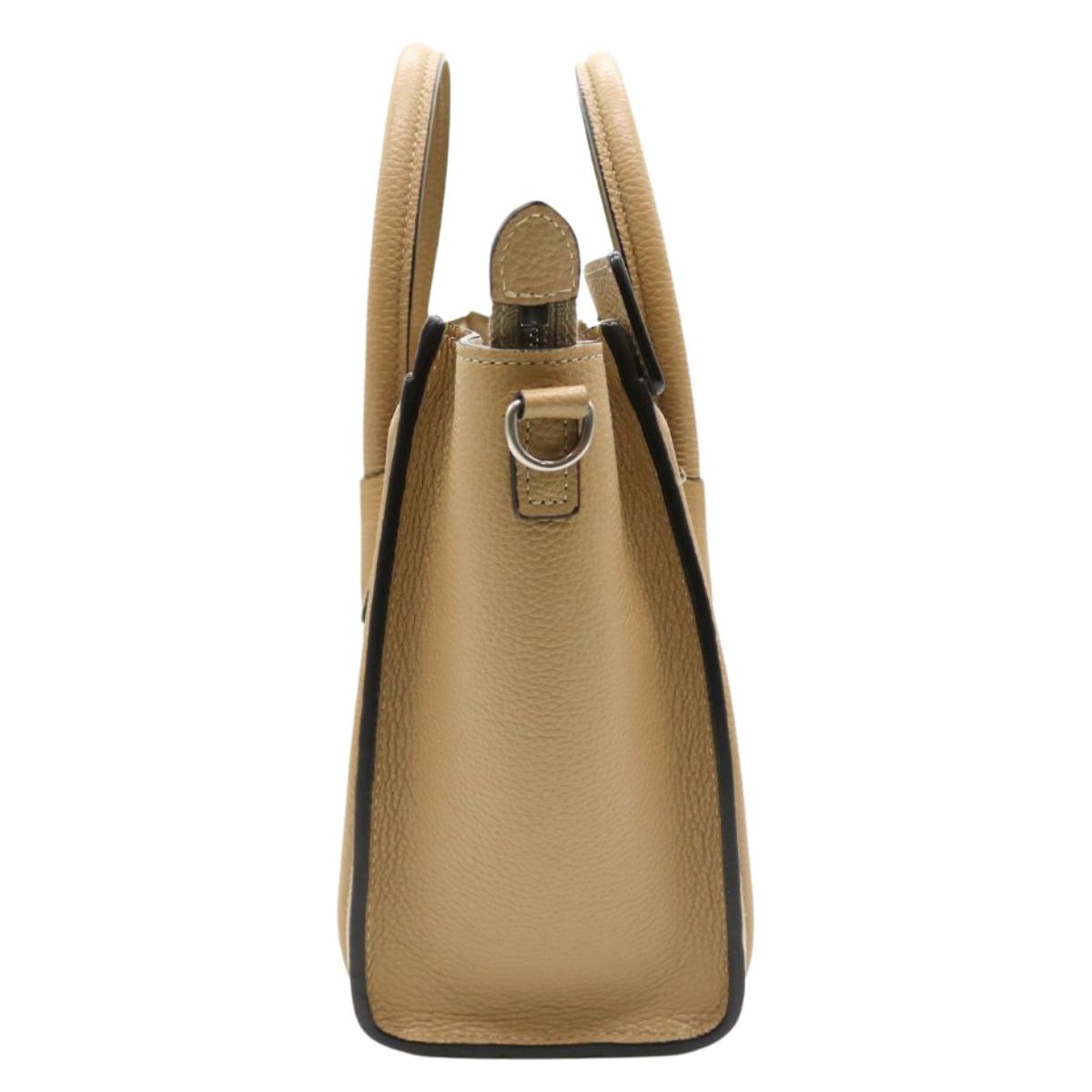 CELINE【セリーヌ】<br>ラゲージ ナノ<br>189243DRU.09SO<br>ドラムドカーフスキン【USED】