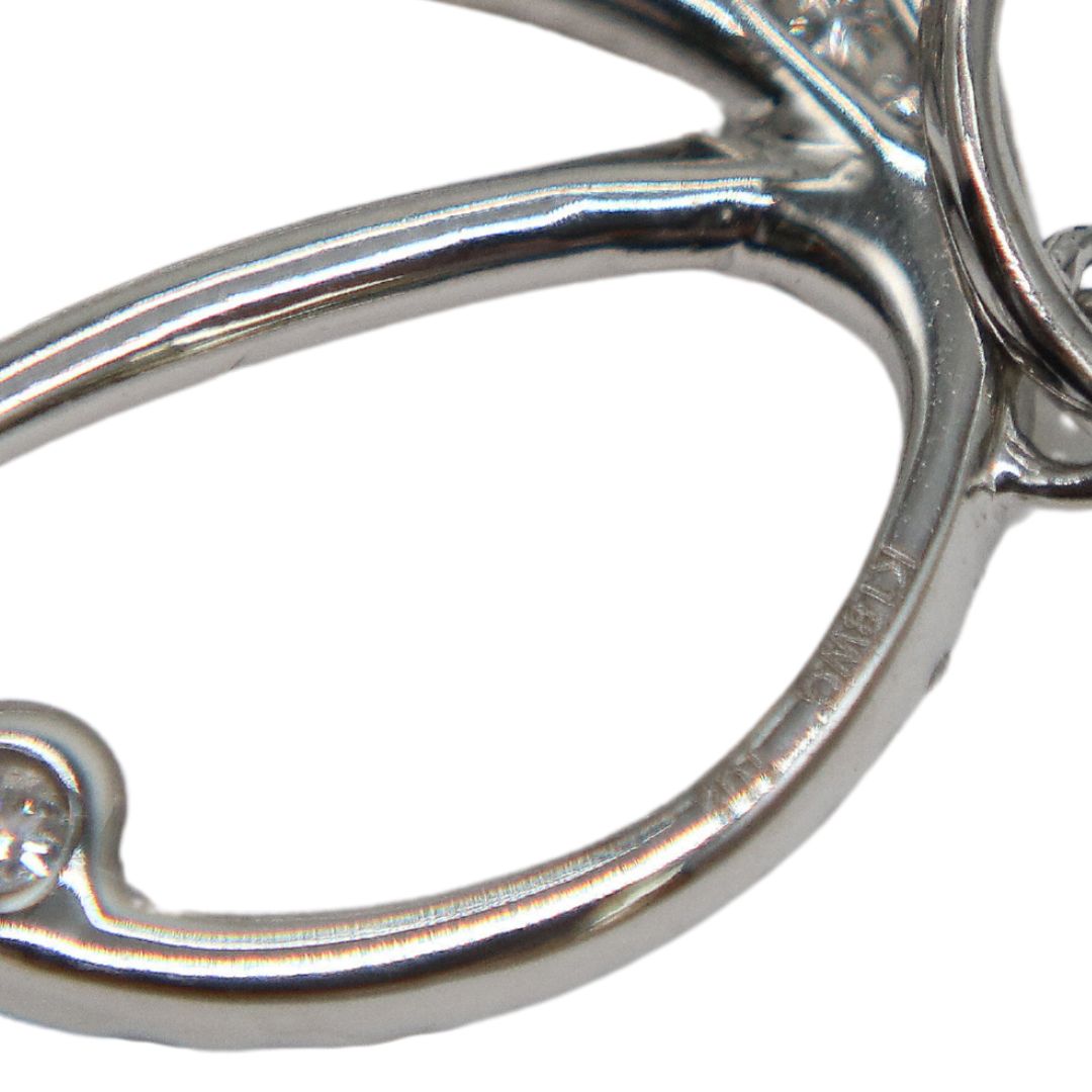 K18WG D1.02ct<br>イニシャルペンダントトップ M<br>【未使用品】