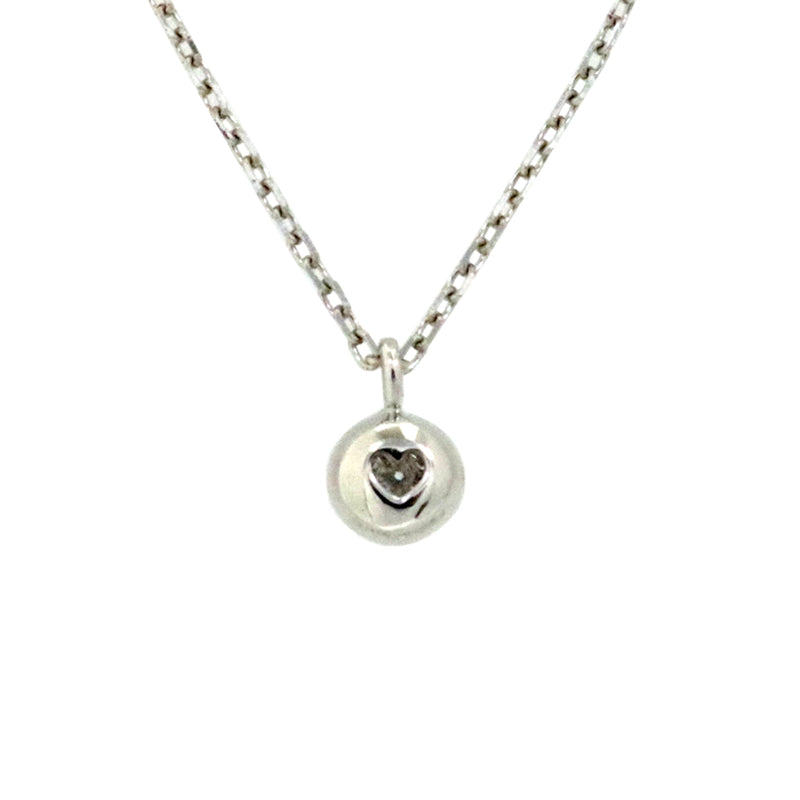 PT900/PT850/D0.08ct<BR>一粒ダイヤモンドペンダント<br>【NEW】