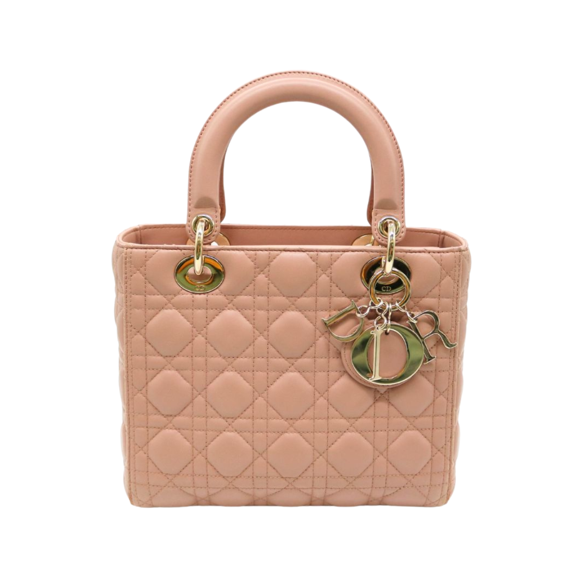 DIOR【ディオール】<br>レディ ディオール ミディアム<br>M0565ONGE<br>ラム【USED】