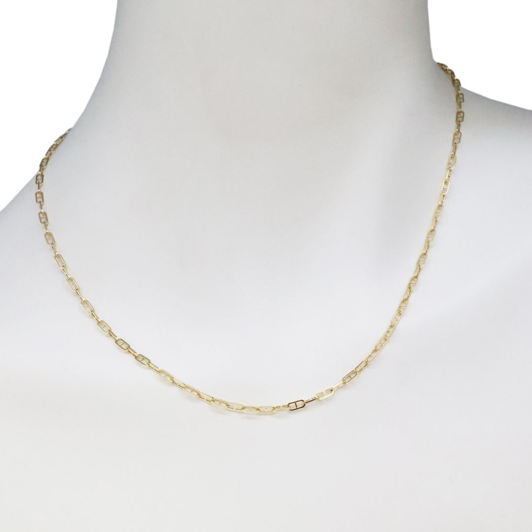 K18YG<br>アンカーチェーンネックレス M<br>【NEW】