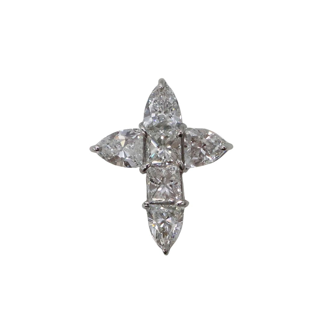 PT900 D1.89ct<br>クロスダイヤモンド トップ<br>【NEW】