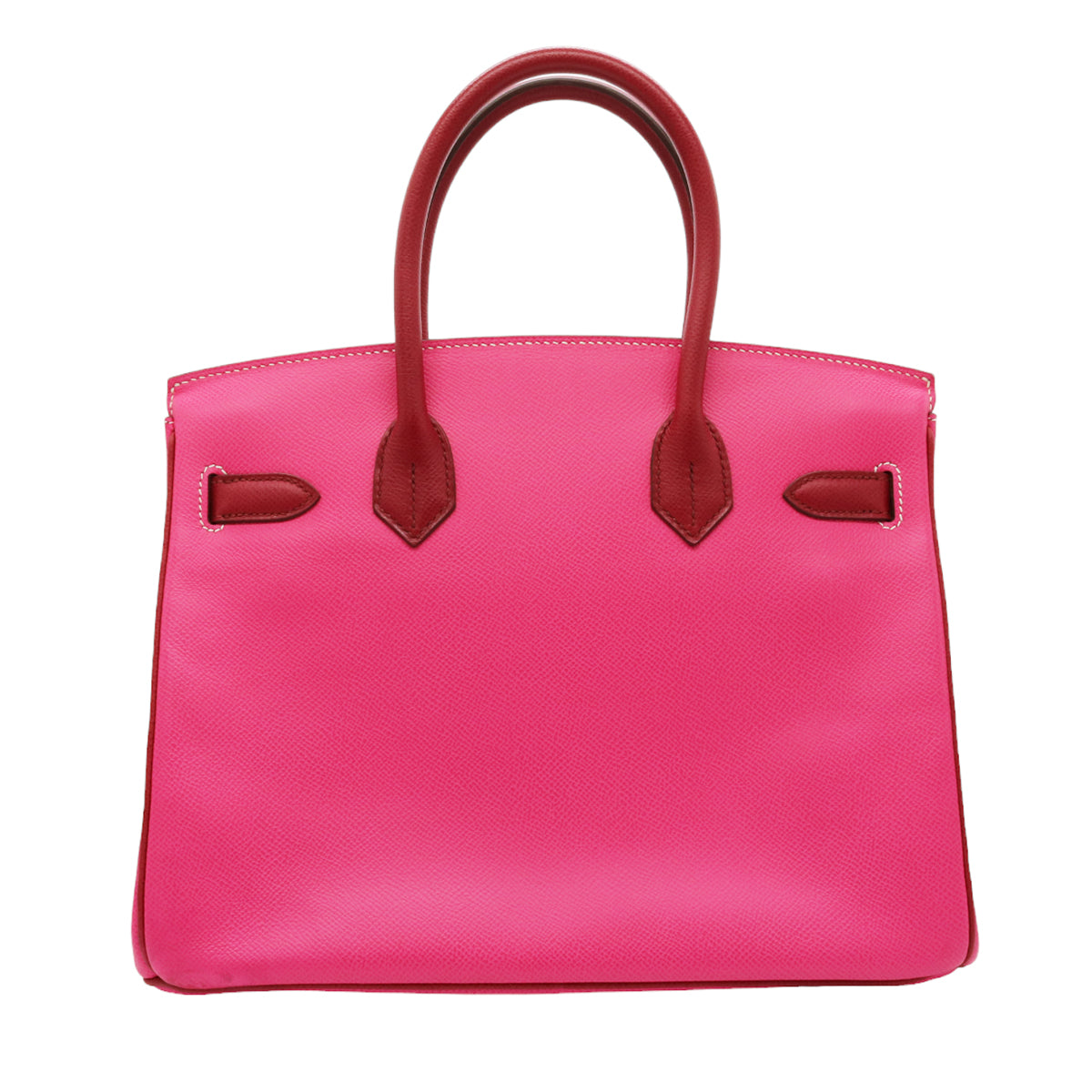 HERMES【エルメス】<br>バーキン30<br>パーソナルオーダー<br>ヴォーエプソン<br>ピンク×ボルドー/マットSV金具【USED】