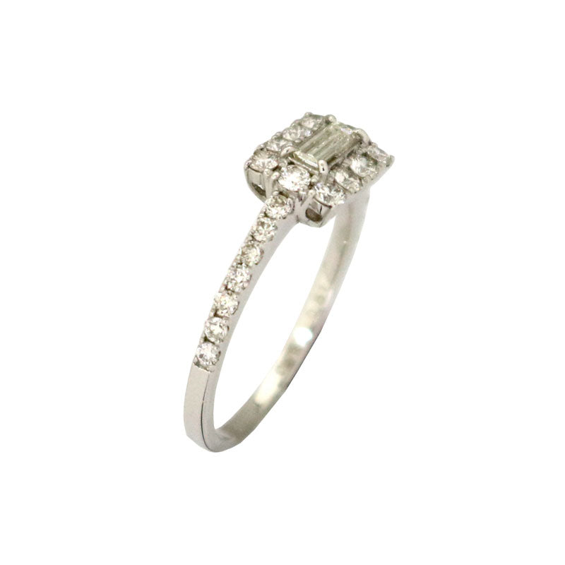 ORIGINAL JEWELRY<br>【オリジナルジュエリー】<br>PT900/D0.51ct/D0.16<BR>ダイヤモンド<BR>リング<BR>【NEW】