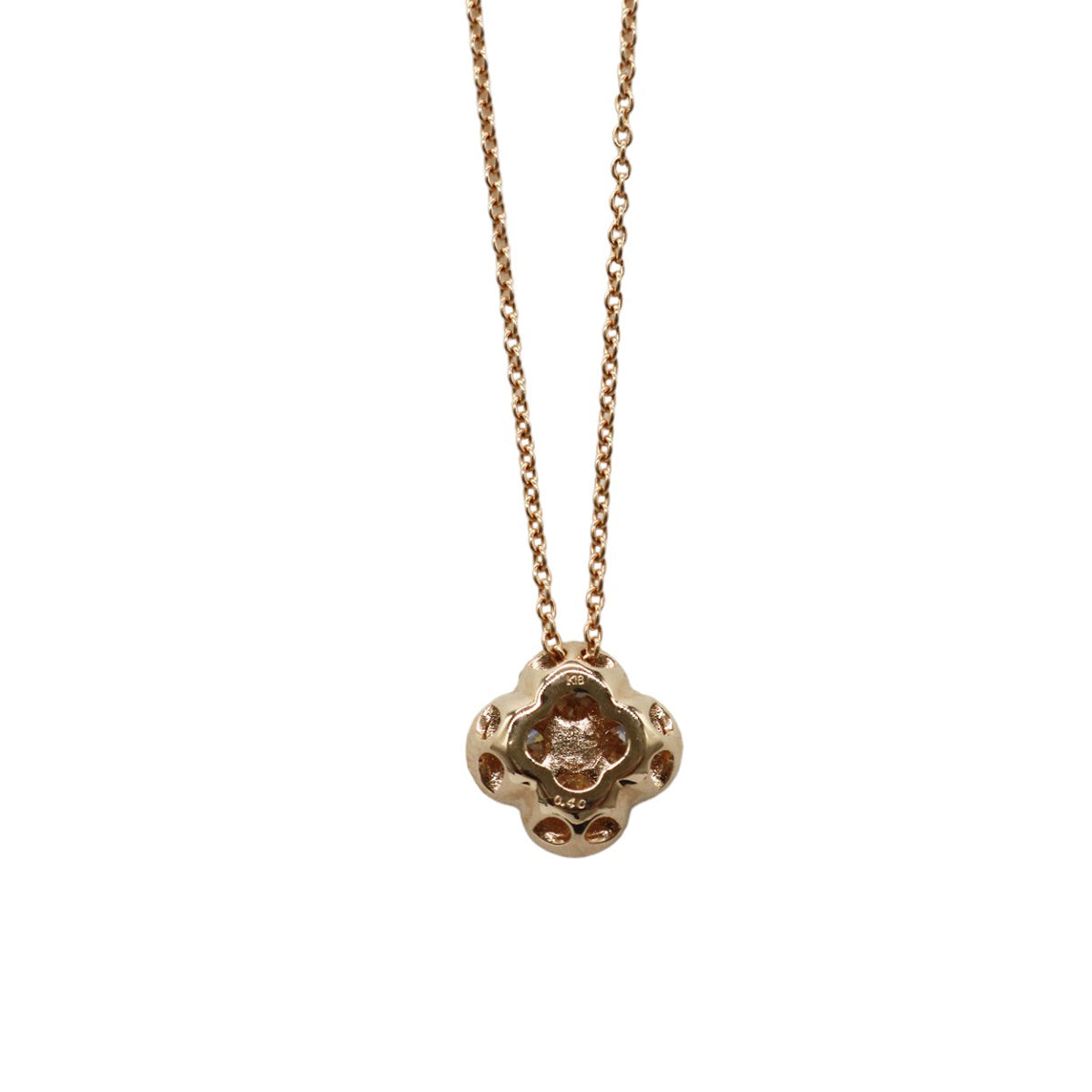 ORIGINAL JEWELRY<br>【オリジナルジュエリー】<br>K18PG/D0.40ct フラワーダイヤモンドネックレス<br>JAT2101/LMNVDC<br>【NEW】