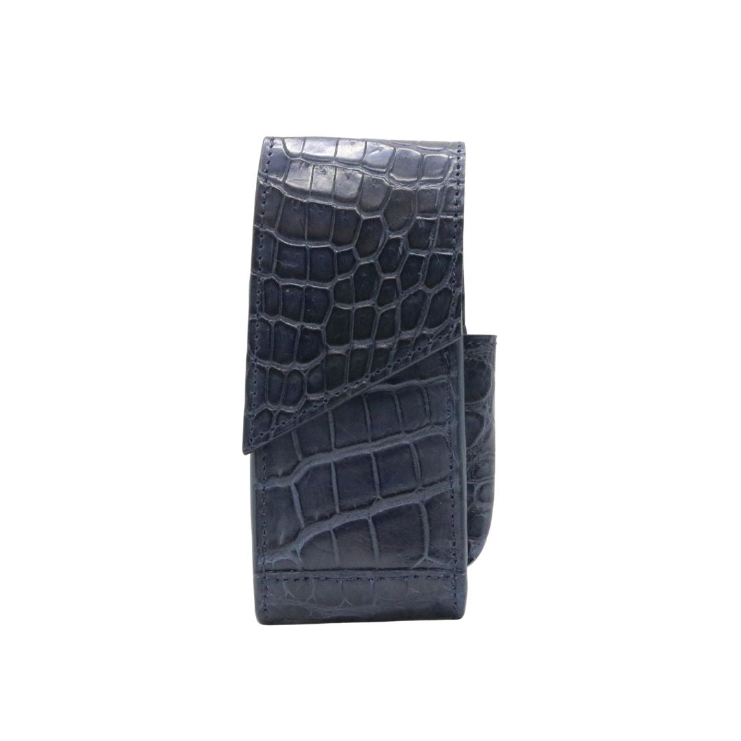 オリジナル<BR>クロコダイル IQOSケース<BR>ネイビー<BR>【NEW】