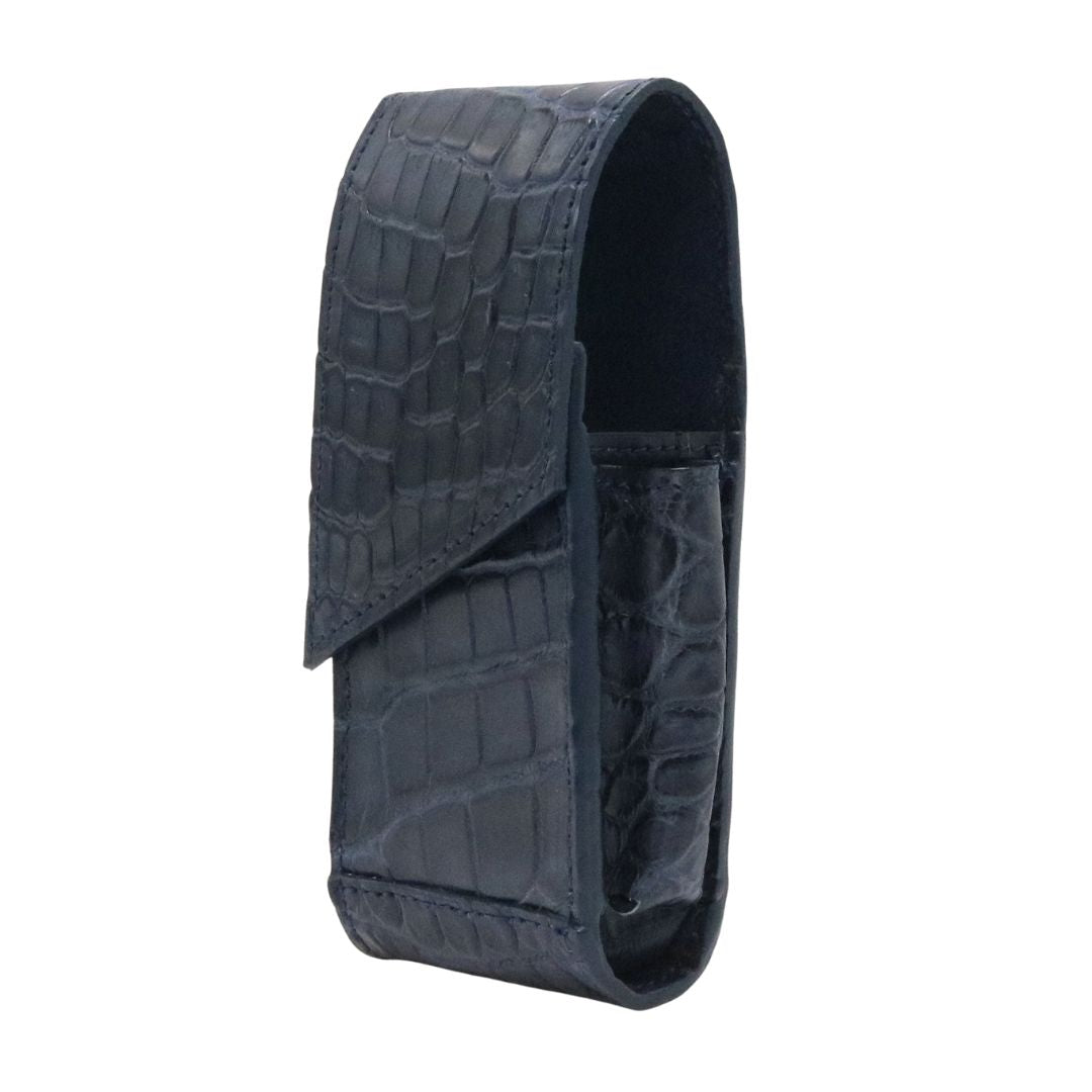 オリジナル<BR>クロコダイル IQOSケース<BR>ネイビー<BR>【NEW】