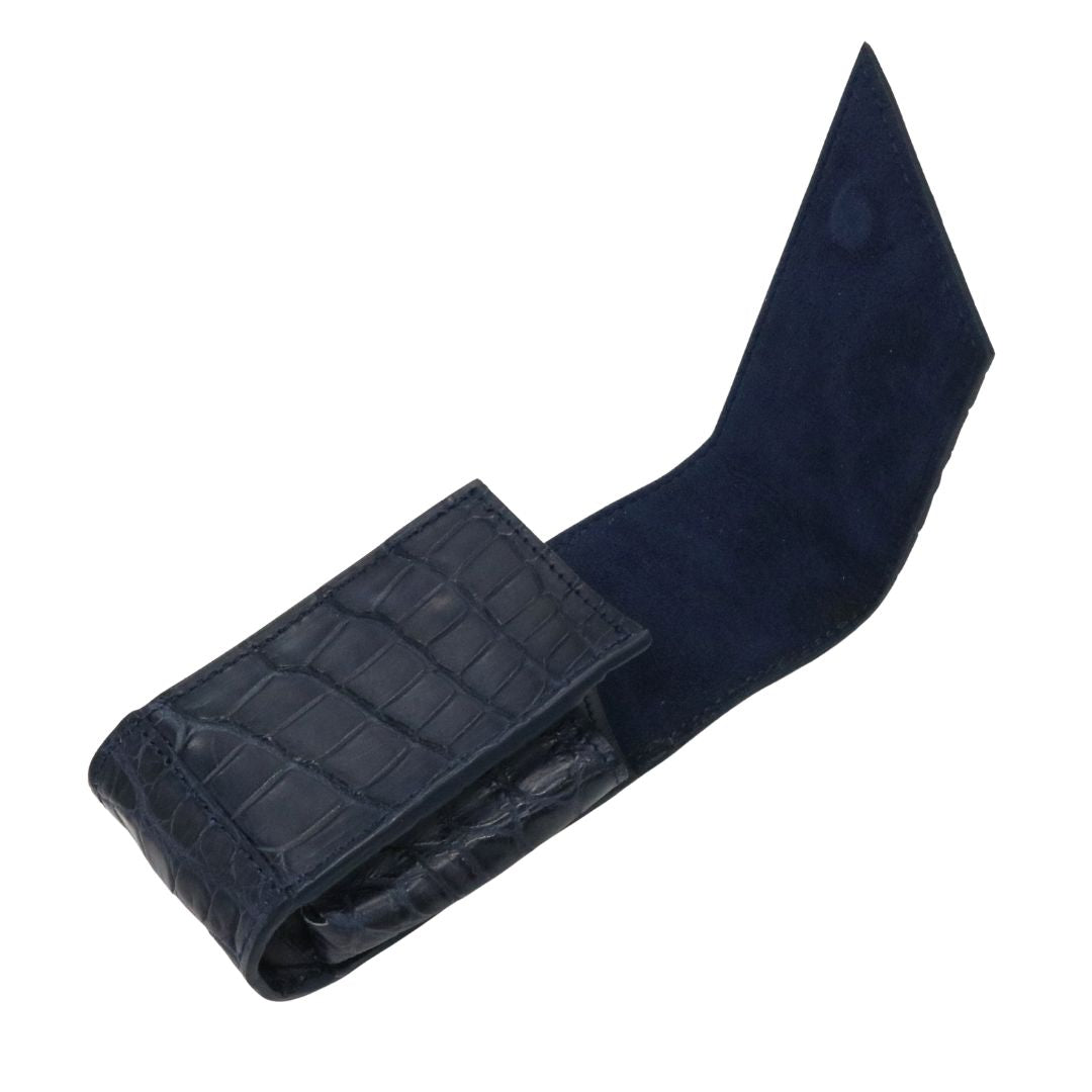 オリジナル<BR>クロコダイル IQOSケース<BR>ネイビー<BR>【NEW】