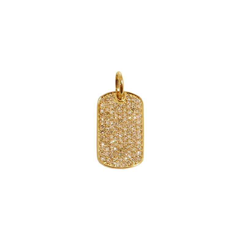 K18YG/D0.28ct<BR>ダイヤモンド プレート トップS<BR>【NEW】