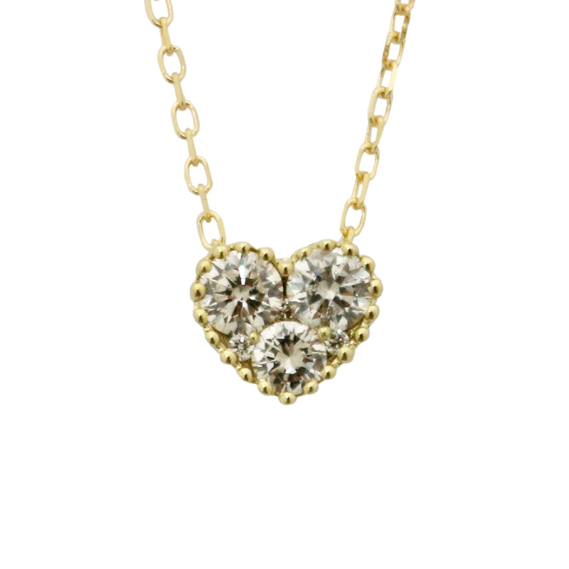 ORIGINAL JEWELRY<br>【オリジナルジュエリー】<br>K18YG/D0.30ct<BR>ハート<BR>ダイヤモンドペンダント<BR>【NEW】