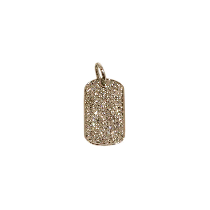 ORIGINAL JEWELRY<br>【オリジナルジュエリー】<br>K18WG/D0.28ct<BR>ダイヤモンド プレート トップS<BR>【NEW】