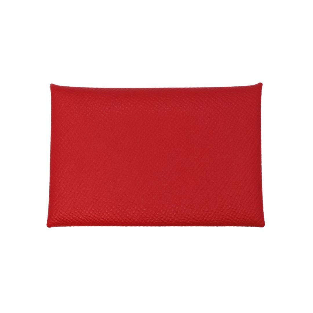カルヴィ カードケース<br>ヴォーエプソン<br>ルージュトマト/シルバー金具<br>【NEW】