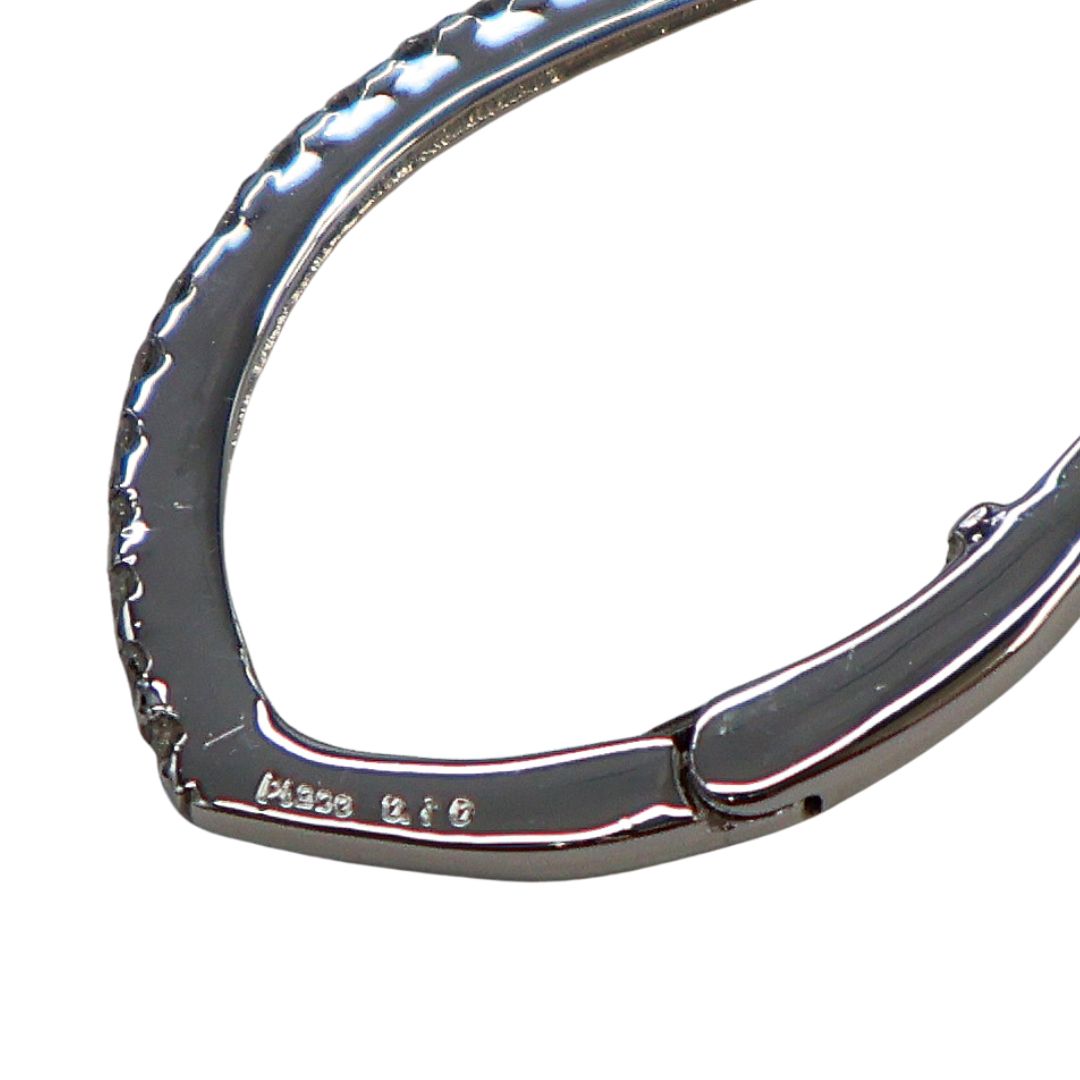 PT900 D0.20ct<br>ダイヤモンド フープピアス<br>【NEW】