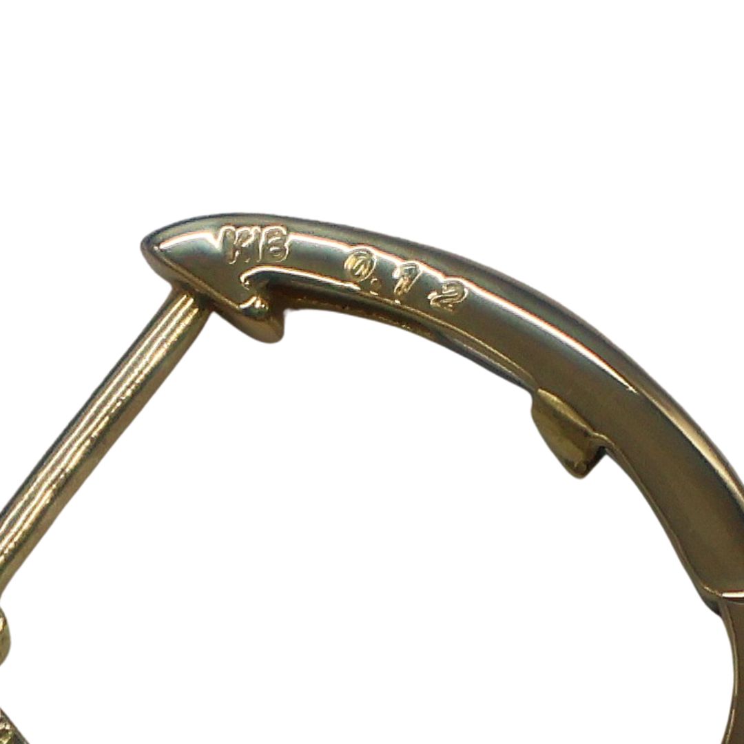 K18YG D0.24ct<br>ダイヤモンド フープピアス<br>【NEW】